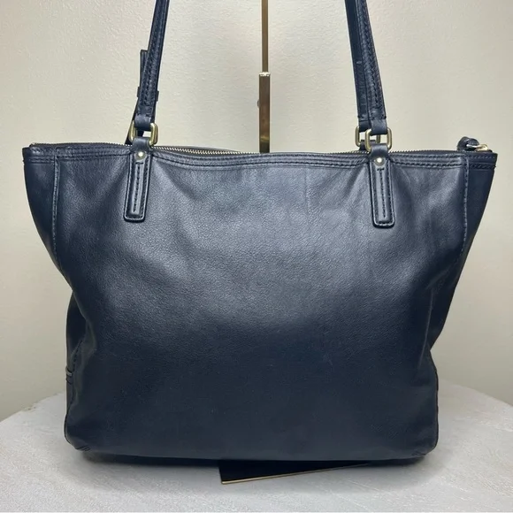 COACH Black Leather Shoulder Tote Style Number 25066 - 2013 - Picture 9 of 14